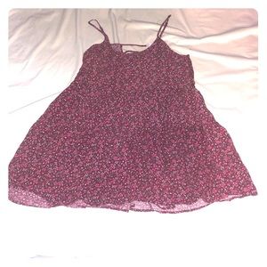 Pretty red/pink mini dress that screams summer!